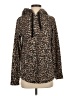 Ideology Animal Print Brown Pullover Sweater Size S - photo 1