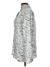 Adrienne Vittadini 100% Polyester Silver Long Sleeve Blouse Size L - photo 5