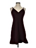 Express Solid Burgundy Cocktail Dress Size S - photo 1