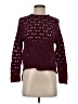 Parker Polka Dots Burgundy Pullover Sweater Size XS - photo 1