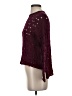 Parker Polka Dots Burgundy Pullover Sweater Size XS - photo 5