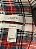 J.Crew Plaid Multi Color Red Long Sleeve Button-Down Shirt Size 2 - photo 7