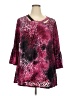 Ruby Rd. Pink 3/4 Sleeve Blouse Size 2X - photo 1