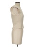 Zara Ivory Tan Short Sleeve Turtleneck Size S - photo 4