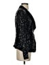 DKNY Solid Black Silk Blazer Size 2 - photo 4