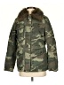 Topshop 100% Cotton Camo Green Coat Size 4 - photo 1