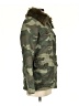 Topshop 100% Cotton Camo Green Coat Size 4 - photo 4