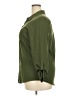 Faded Glory 100% Polyester Solid Green Long Sleeve Blouse Size 20 - photo 5