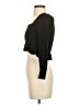 Blue Blush Black Long Sleeve Top Size S - photo 5