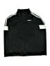 Adidas 100% Polyester Solid Black Track Jacket Size 14 - 16 - photo 1