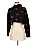 Forever 21 Floral Black Turtleneck Sweater Size S - photo 1