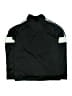Adidas 100% Polyester Solid Black Track Jacket Size 14 - 16 - photo 2