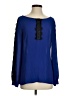 Antonio Melani Blue Long Sleeve Blouse Size S - photo 1