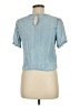 Assorted Brands Blue Short Sleeve Blouse Size L - photo 2