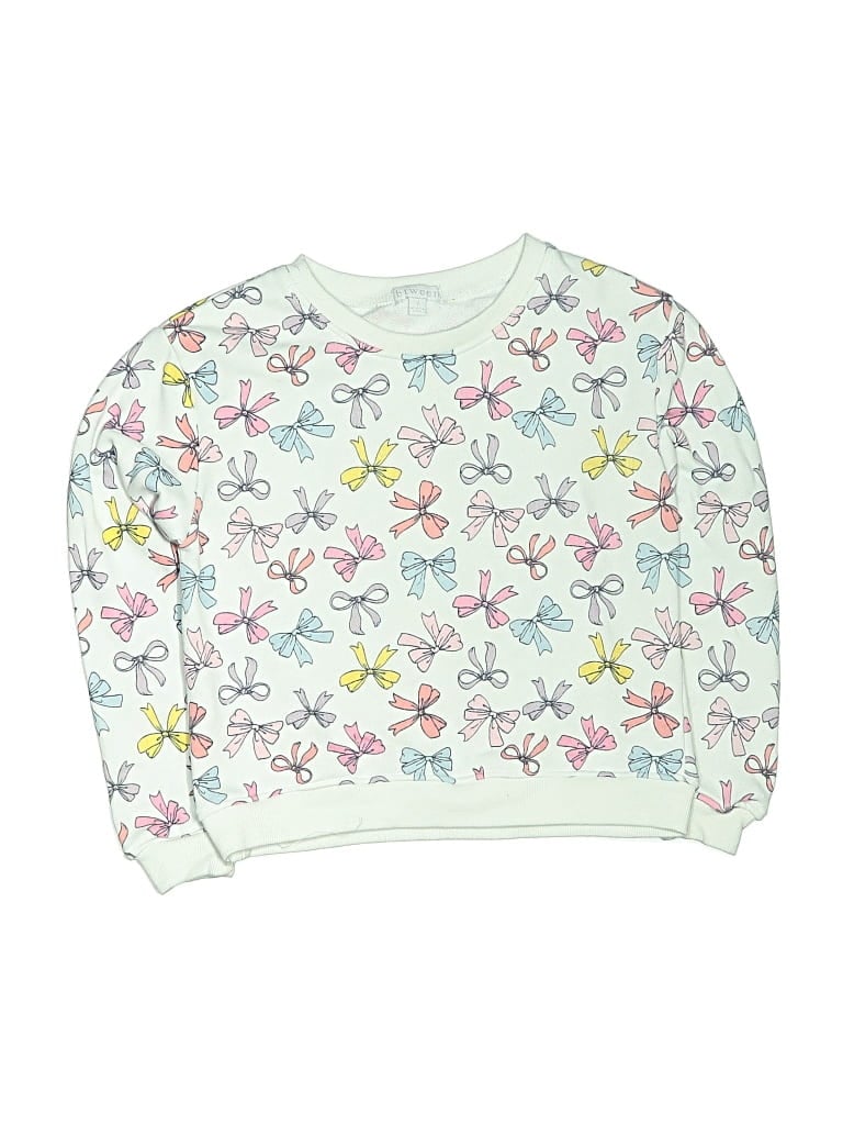 Pre-owned Btween Kids' Pullover Sweater In White