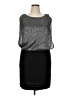 Scarlett Metallic Silver Cocktail Dress Size 14 (petite) - photo 1