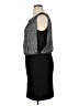 Scarlett Metallic Silver Cocktail Dress Size 14 (petite) - photo 5