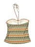 Unbranded Print Green Swimsuit Top Size S (estimated) - photo 2