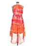 Catherines 100% Polyester Tie-dye Orange Cocktail Dress Size 0X - photo 2