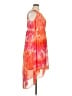 Catherines 100% Polyester Tie-dye Orange Cocktail Dress Size 0X - photo 4