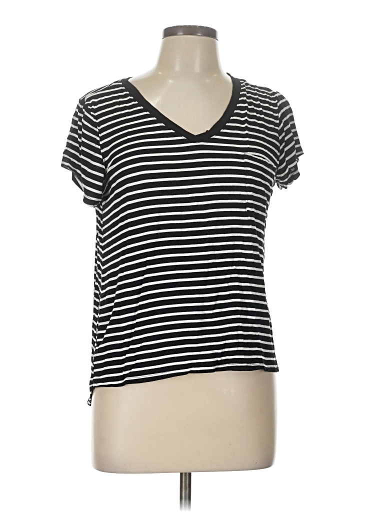 Pre-owned Cable & Gauge Short Sleeve T-shirt In Black