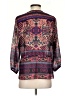 Nanette Lepore 100% Polyester Purple 3/4 Sleeve Blouse Size 2 - photo 2
