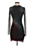 Zara 100% Polyester Graphic Black Cocktail Dress Size XS - photo 1