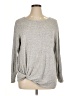 AGB Gray Long Sleeve Top Size 1X - photo 1