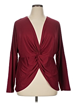Shein Curve Long Sleeve Blouse