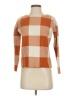 Jones New York Checkered-gingham Orange Pullover Sweater Size S - photo 1