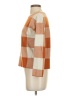 Jones New York Checkered-gingham Orange Pullover Sweater Size S - photo 5