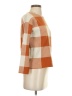 Jones New York Checkered-gingham Orange Pullover Sweater Size S - photo 4