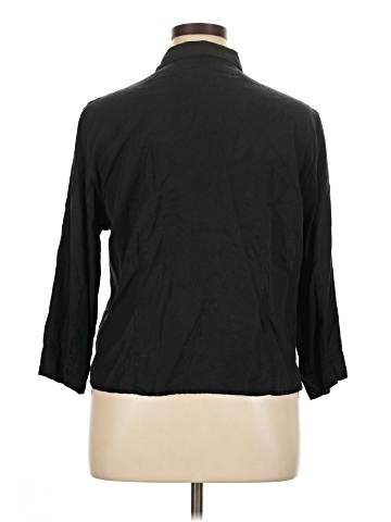Valerie Stevens 3/4 Sleeve Button-Down Shirt (view 2)