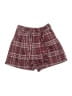 Love Tree Plaid Burgundy Shorts Size S - photo 1