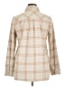 Thread & Supply Plaid Tan Long Sleeve Blouse Size XL - photo 2