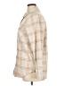 Thread & Supply Plaid Tan Long Sleeve Blouse Size XL - photo 5
