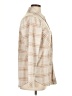 Thread & Supply Plaid Tan Long Sleeve Blouse Size XL - photo 4