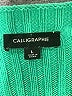 Calligraphie Color Block Green Pullover Sweater Size L - photo 7