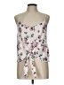 Lush 100% Polyester Ivory Sleeveless Blouse Size L - photo 1