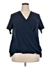 Unbranded Blue Short Sleeve Blouse Size 2X - photo 1