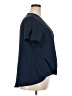 Unbranded Blue Short Sleeve Blouse Size 2X - photo 4