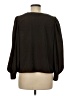 Drew Solid Brown Long Sleeve Blouse Size M - photo 2
