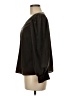 Drew Solid Brown Long Sleeve Blouse Size M - photo 5