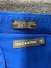 Dockers Solid Blue Long Sleeve Button-Down Shirt Size 10 - photo 3