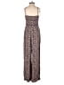 1.State 100% Rayon Animal Print Brown Jumpsuit Size S - photo 2
