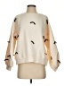 Aaron & Amber Print Ivory Sweatshirt Size S - photo 1