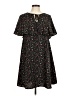 Yumi 100% Polyester Floral Black Casual Dress Size 6 (petite) - photo 1