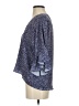 Parker 100% Polyester Blue 3/4 Sleeve Blouse Size XS - photo 5