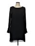 Max Studio 100% Polyester Solid Black Casual Dress Size L - photo 1