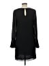 Max Studio 100% Polyester Solid Black Casual Dress Size L - photo 2